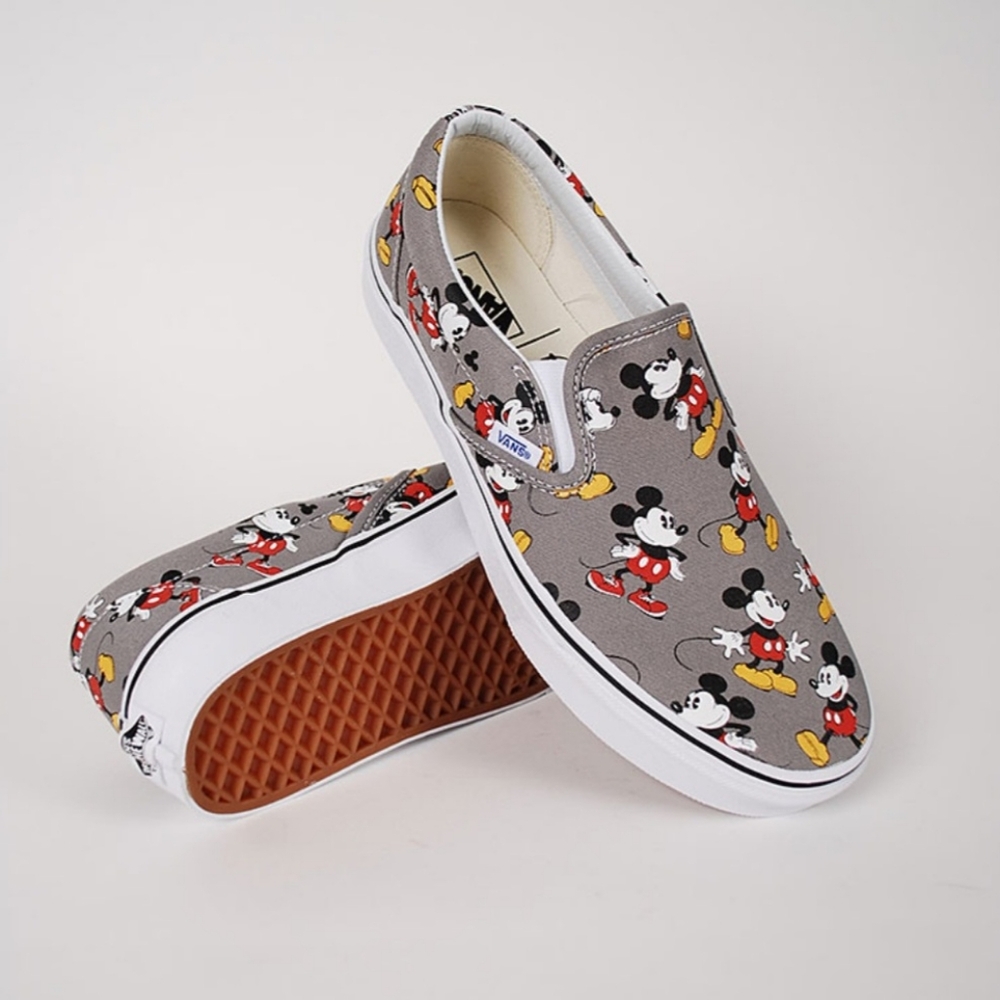 VANS Disney Classic Slip-On Mickey Mouse Shoes